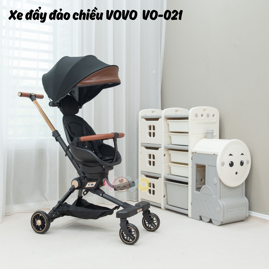 Xe đẩy đảo chiều vovo 021 cho bé dưới 4 tuổi