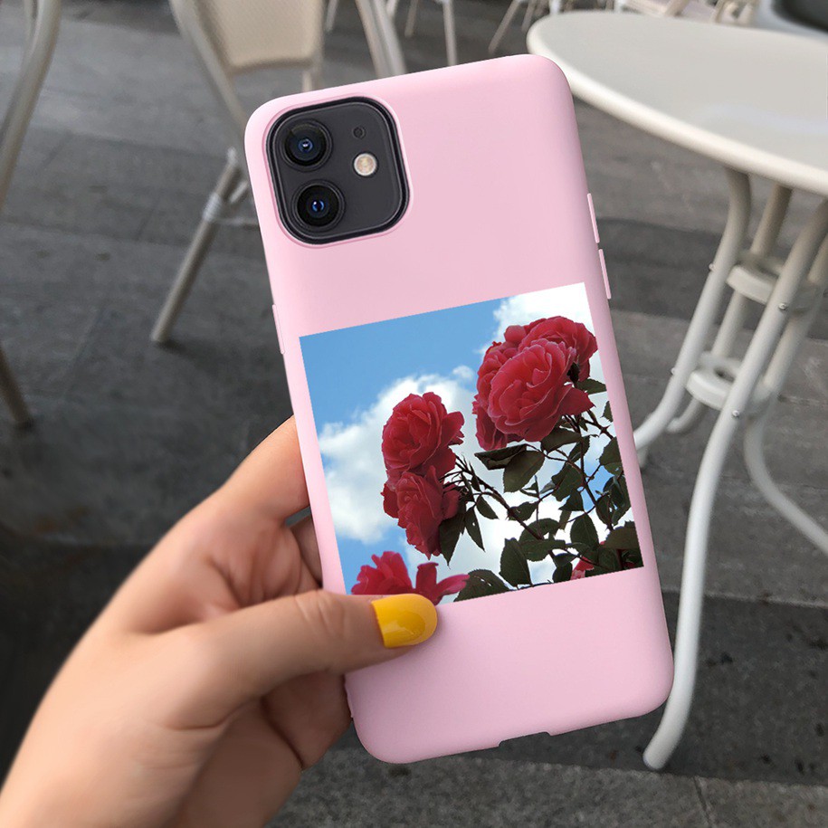 Ốp điện thoại dẻo họa tiết bông hoa xinh xắn thời trang thích hợp cho IPHONE 6 6S PLUS 7 8 SE 2020 SE 6PLUS 7PLUS 8PLUS