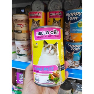 Pate cho mèo Hellocat lon 400gr