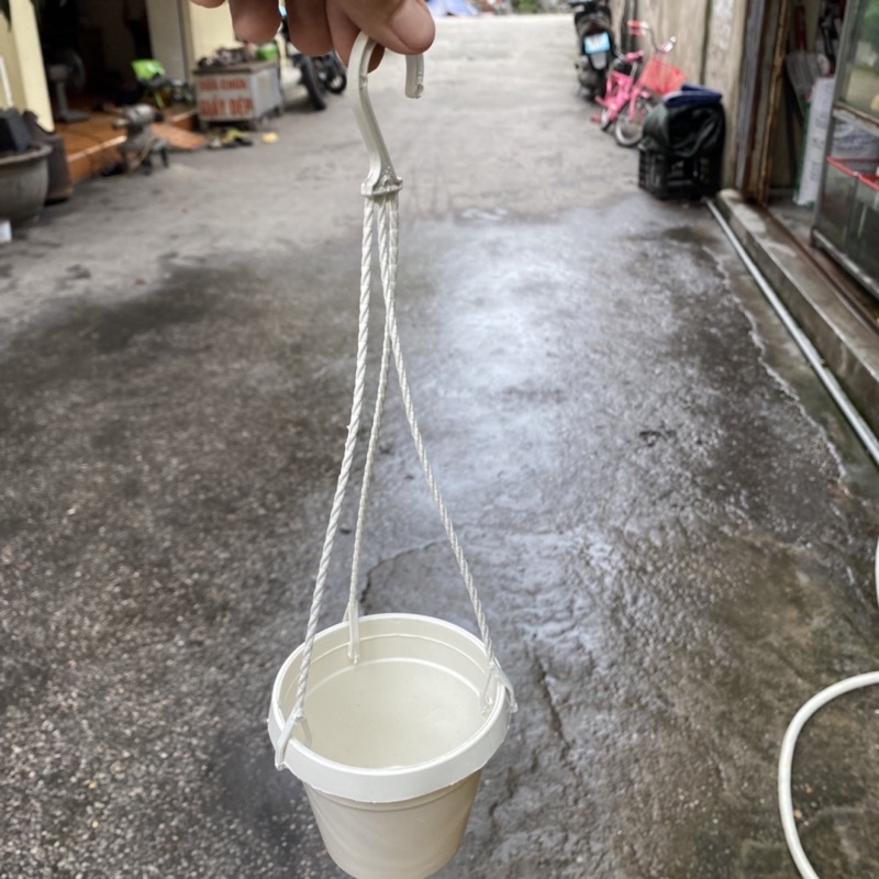 chậu treo mini kèm móc treo