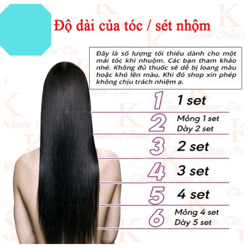 Thuốc Nhuộm Tóc Xanh Than - Xanh Rêu - Than Chì - Xám Khói Tại Nhà ( TẶNG OXI )