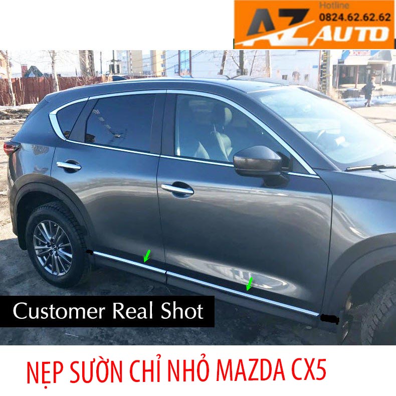 NẸP SƯỜN CHỈ MẠ NHỎ MAZDA CX5 2018-2022
