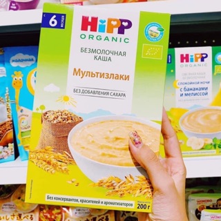 Bột ăn dặm hipp nga 200gr.