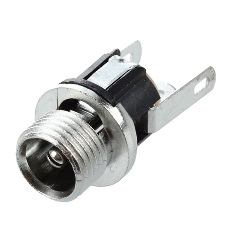 5 cái 5.5mmx2.1mm Ổ cắm giắc cắm nguồn DC Đầu nối gắn bảng điều khiển nữ