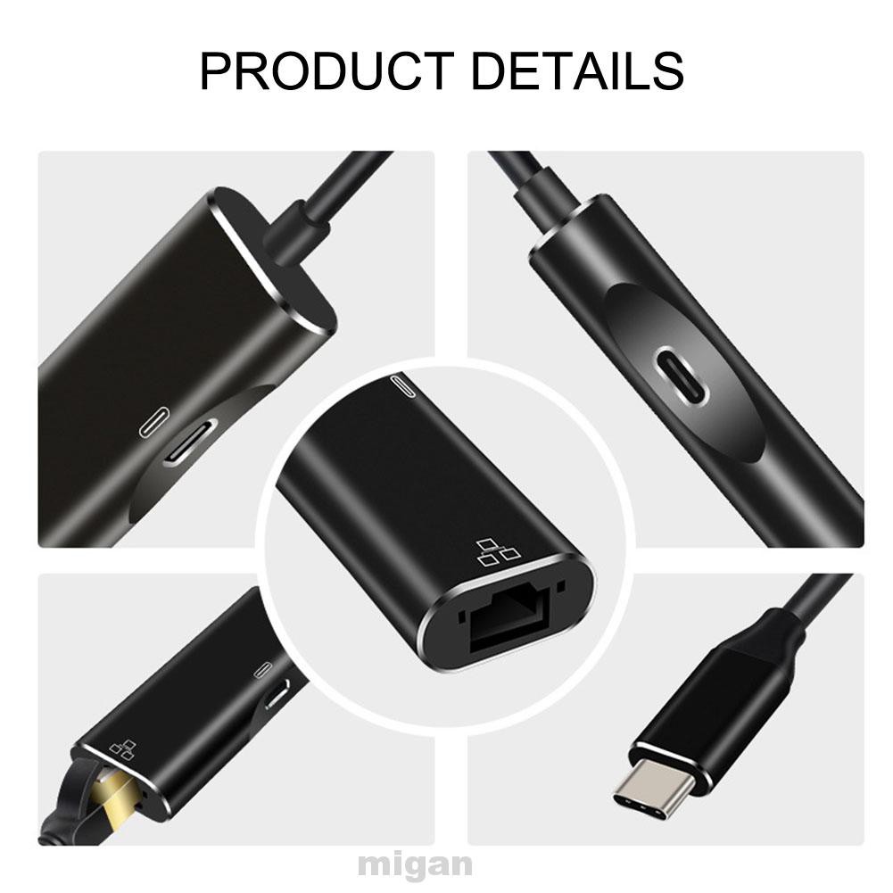 Đầu Chuyển Đổi Usb C Sang Rj45 Tốc Độ Cao Cho Máy Tính | BigBuy360 - bigbuy360.vn