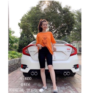 Quần jean lửng trắng đen nữ mới