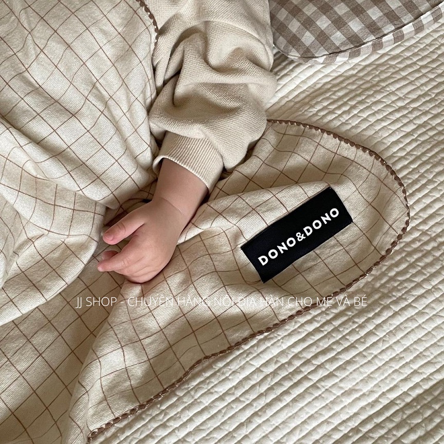 Chăn Cotton Sợi Tre DONO DONO 4 Mùa Hàn Quốc Cho Bé