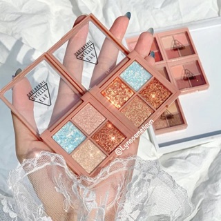 Bảng Phấn Mắt 4 Ô Màu Siêu Xinh Cool barbie Eye shadow palette 4 ô