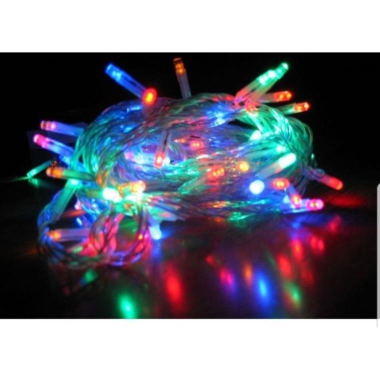 Đèn nhấp nháy 5m nhiều màu led trang trí noel giáng sinh, năm mới, tiệc cưới ánh sáng sáng