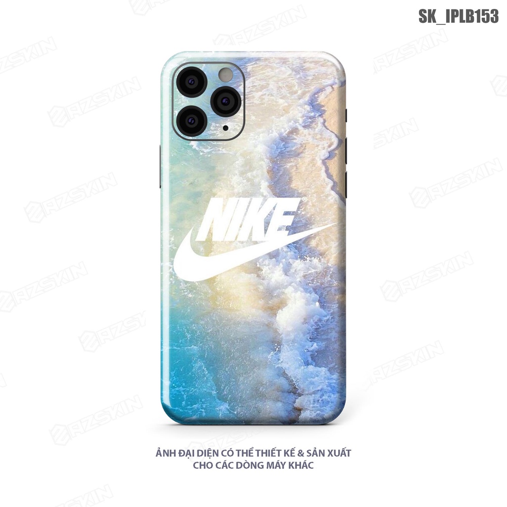 Miếng Dán Skin Hình Nike Dành Cho IPhone 14 Pro Max |SK_IPLB153| Chất Liệu Film 3M Chính Hãng, Khuôn Cắt CNC Dễ Dán