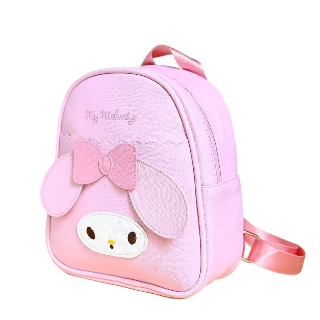 Balo Đi Học Chống Thấm Nước Họa Tiết Sanrio Hello Kitty Cinnamon mymelody Kuromi Dễ Thương Cho Bé