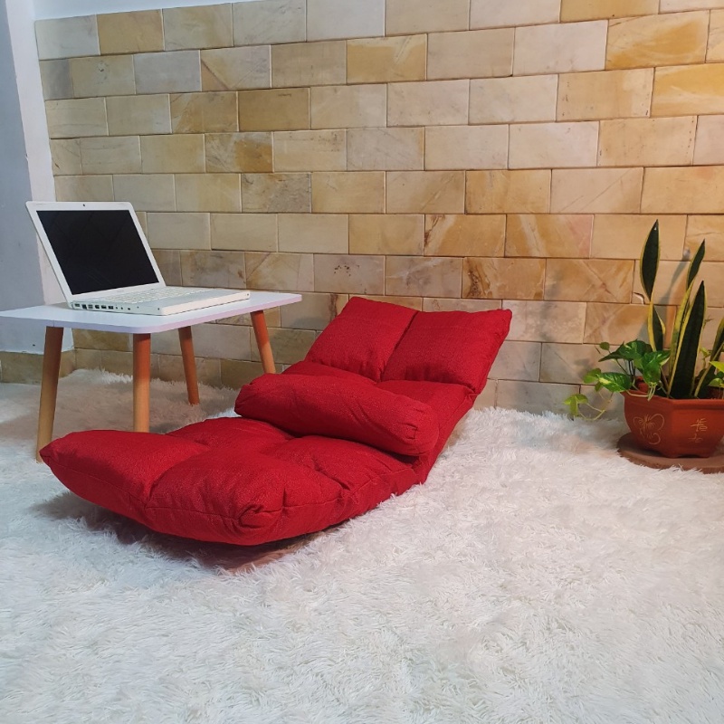 Ghế Bệt Tựa Lưng Tatami 3ii Home Màu Đỏ Đa Năng Điều Chỉnh Đa Góc Nhẹ Nhàng Êm Ái Ghế Rộng Ngồi Thoải Mái