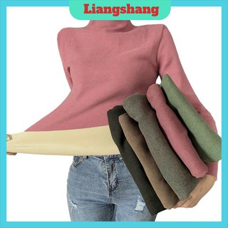 Áo giữ nhiệt nữ🍁FREESHIP🍁Áo Len Lót Lông Xuất Nhật;, Giữ Nhiệt Lót Nỉ