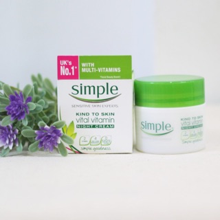 Kem dưỡng đêm Simple