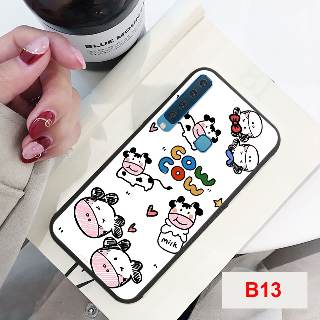 ỐP LƯNG SAMSUNG A9 2018-SAMSUNG A7 2018 HÌNH BÒ SỮA COWN SIÊU ĐÁNG YÊU VỚI NHIỀU HỌA TIẾT