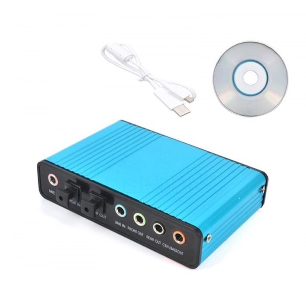 Bộ điều khiển âm thanh 5.1 qua cổng USB máy tính Sound box