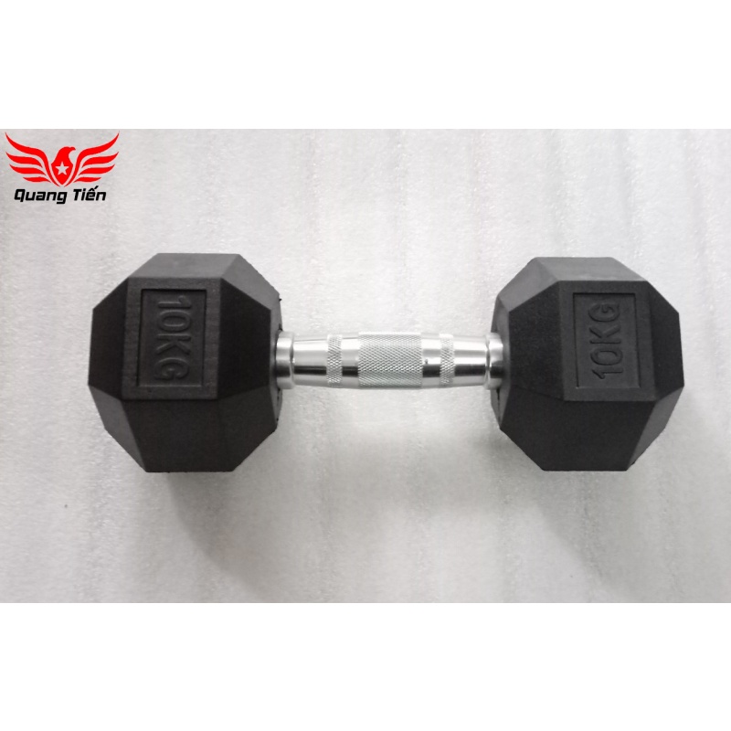 Tạ tay cao su lục giác cao cấp Iron Bull 25 kg nhập khẩu ( giá 1 quả )