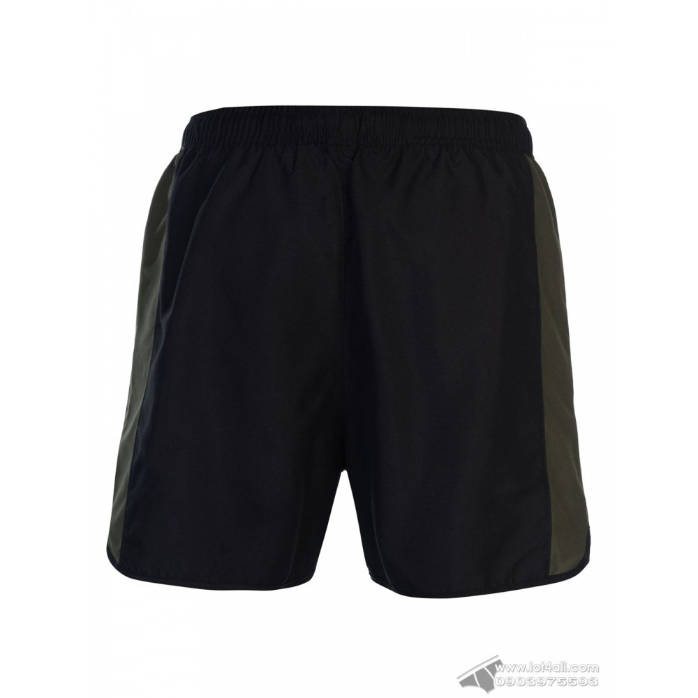 [AUT.] Quần đi biển Pierre Cardin Panelled Swim Short Black/White/Khaki