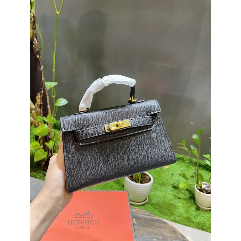 TÚI HM KELLY SIZE 19 HÀNG QUẢNG CHÂU - KÈM Ổ KHOÁ