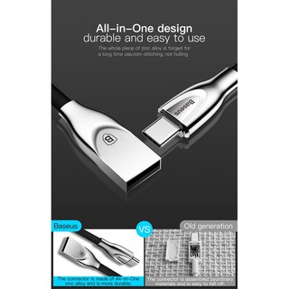 Cáp Baseus zinc Alloy 2A Type C