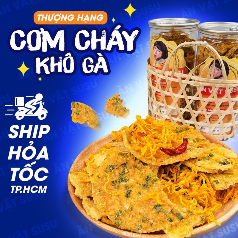 (0.5 ký) CƠM CHÁY KHÔ GÀ THƯỢNG HẠNG ĂN VẶT SU SU