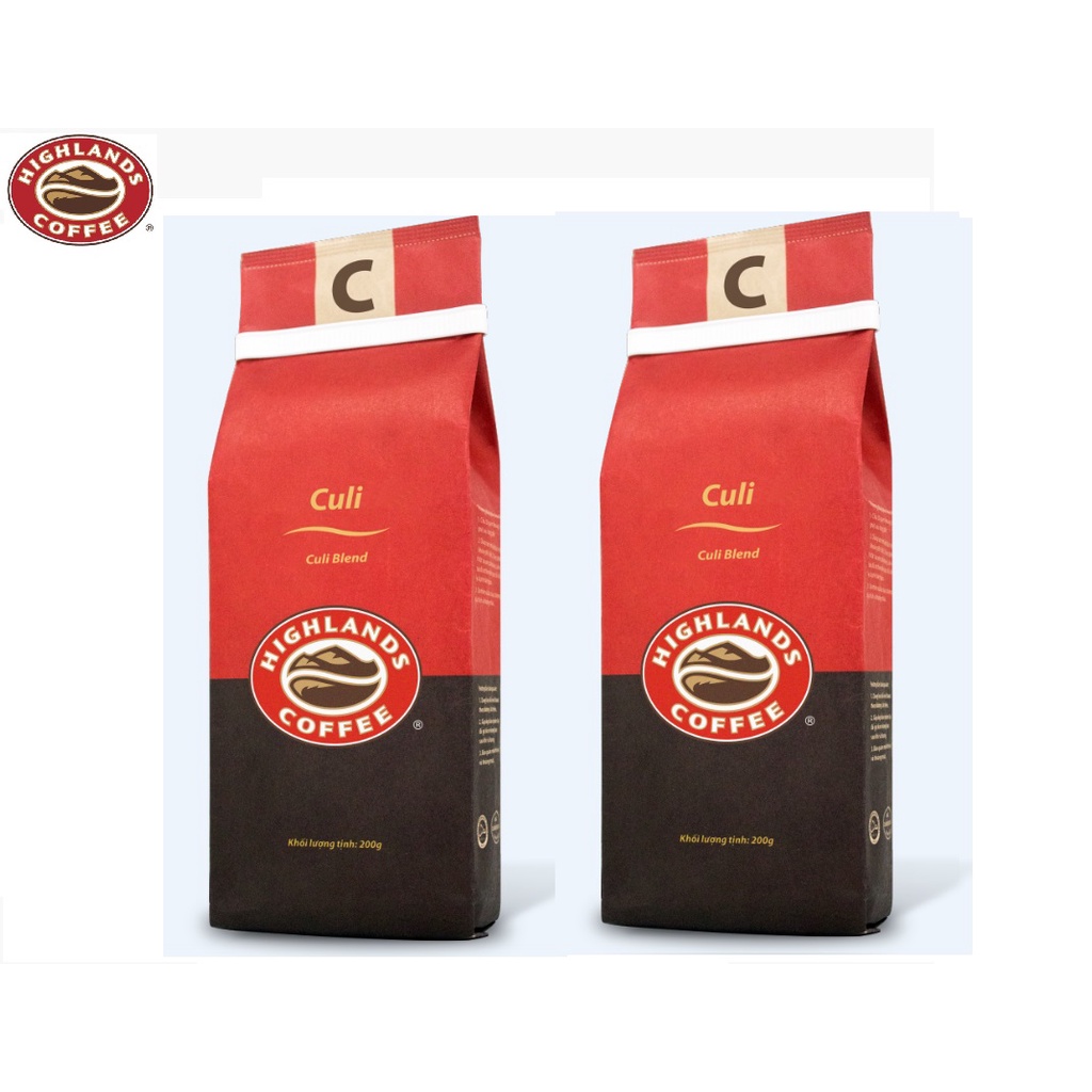 [SenXanh Emart] Cà phê Rang xay Highlands Coffee 200g