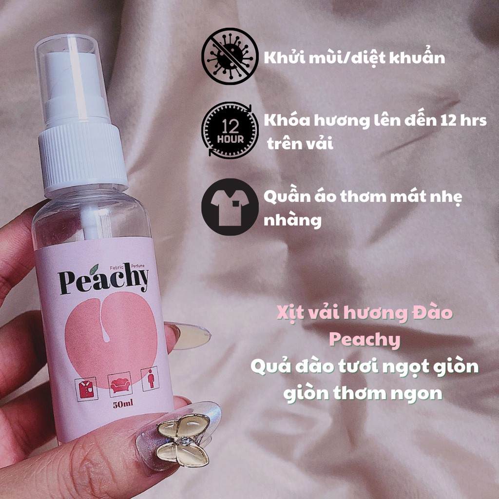 [2 Tặng 1] Xịt Thơm Quần Áo Fabric Perfume - Linen Perfume 50Ml. Xịt Toàn Thân 33 Mùi Hương