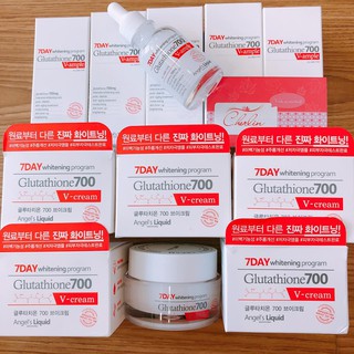 Serum Trắng Da 7day Whitening Program Glutathione 700 V-ample