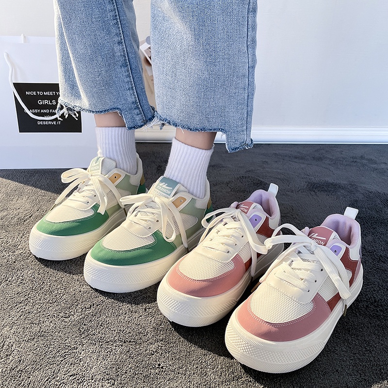 💘 Giày thể thao nữ thoáng khí siêu nhẹ phong cách Hàn Quốc  💘 chống trượt  thoải mái  thời trang 💘 đế mềm thoáng khí  thiết kế mới