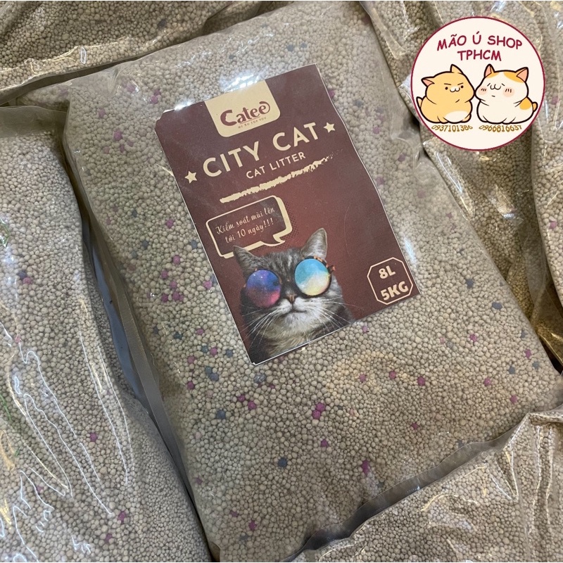 CÁT VỆ SINH CHO MÈO THAN HOẠT TÍNH - BAO 8L - 5KG