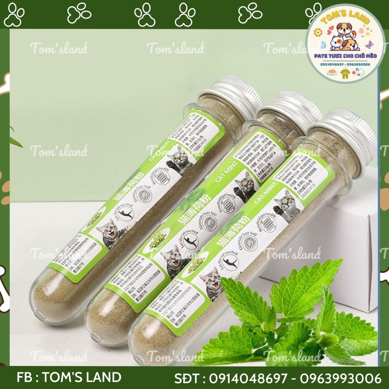 Cỏ Mèo  Cho Mèo, Cỏ Bạc Hà Cho Mèo Giá Siêu Rẻ Dành Cho Thú Cưng Ống 10G