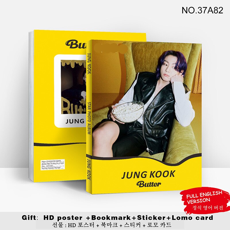 Kpop Bangtan Boys hộp thẻ ảnh 30 lomo card BTS Butter