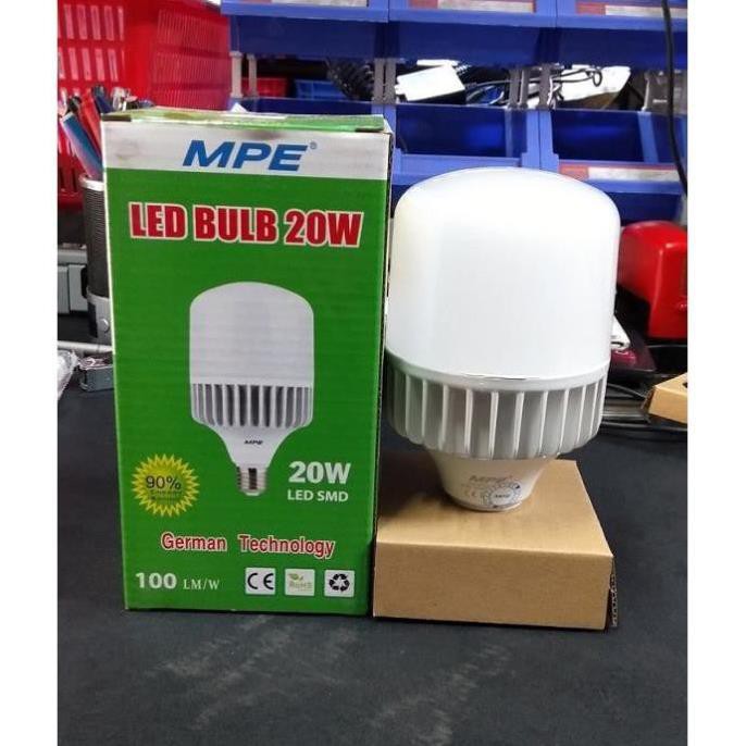 BÓNG ĐÈN LED BULB TRỤ RẠNG ĐÔNG- MPE -7W 9W 20W 30W 40W