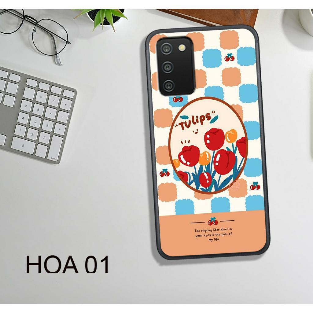 Ốp Lưng  Samsung A02S - A03 - A03S - A04 - A04S - A13 5G - M23 5G , In Hình HOA, Màu Sắc Bắt Mắt.