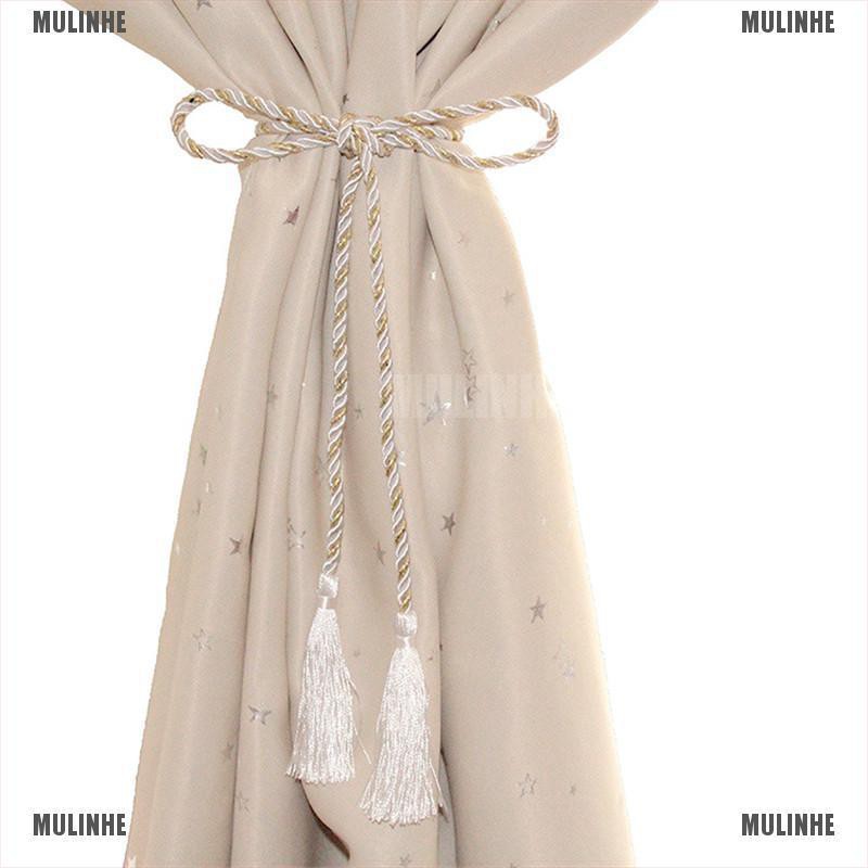 Dây Cột Rèm Cửa Sổ Bằng Cotton 10 Màu Có Tua Rua Trang Trí Nhà Cửa