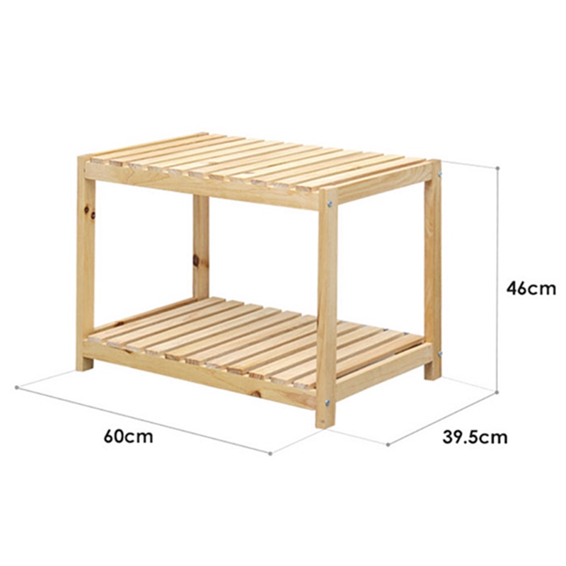 Kệ gỗ để đồ 2 tầng đa năng Tâm House KT09