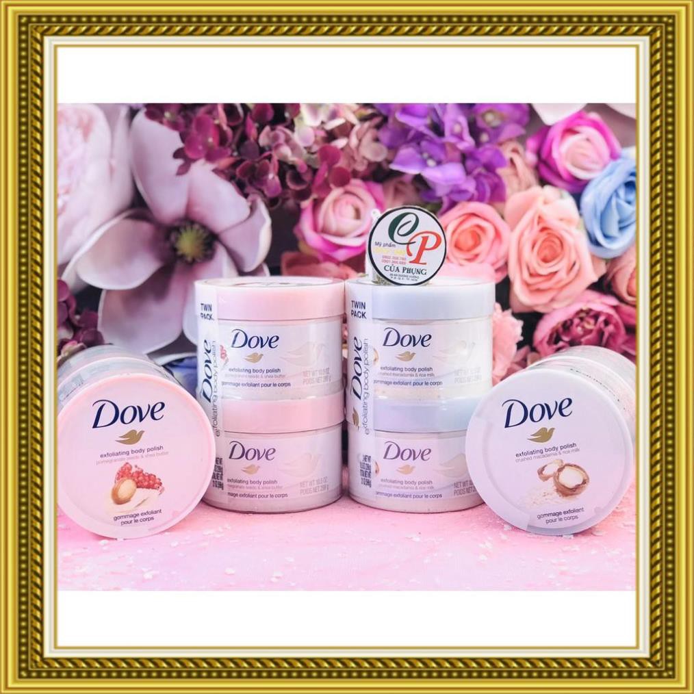 Kem tẩy da chết Dove Creme Peeling chiết xuất từ hạnh nhân và gạo sữa