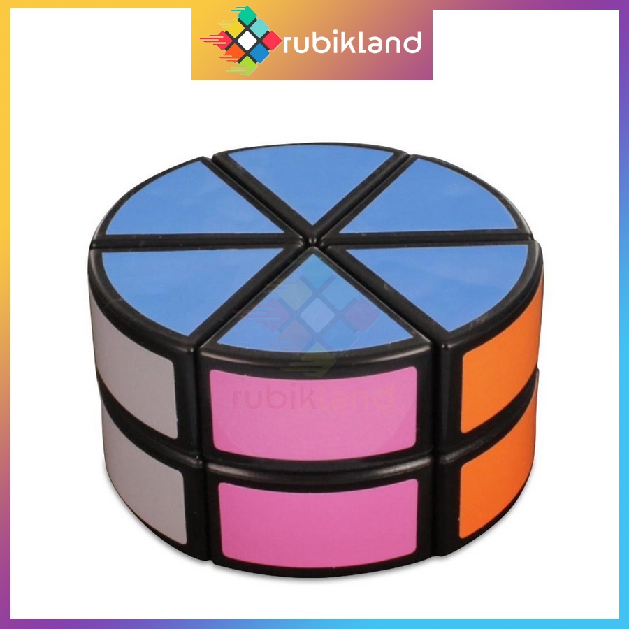 Rubik Biến Thể DianSheng 2-Layer Cheese Wheel Cube 2-Layer Cylinder Cube Rubic Đồ Chơi Trí Tuệ Trẻ Em