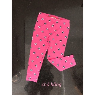 Combo 4 quần legging dài cho bé gái