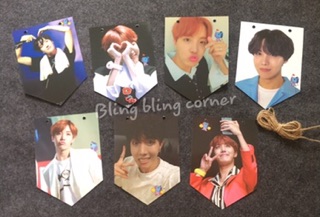 Set dây treo trang trí 7 thành viên BTS