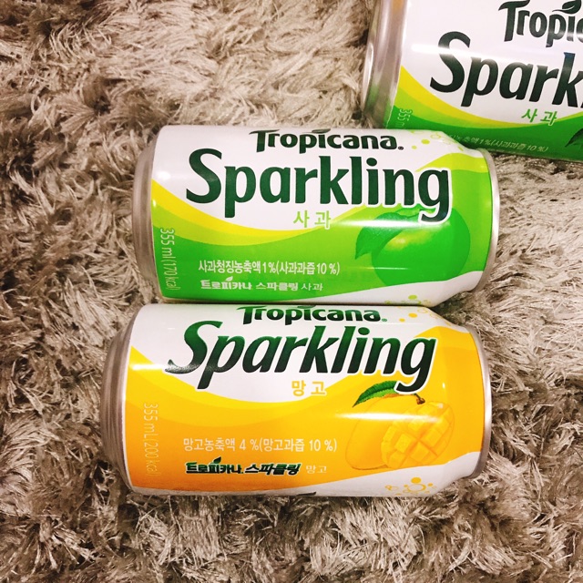 NƯỚC SODA TRÁI CÂY HÀN QUỐC TROPICANA SPARKLING, CHUPA CHUPS, DEMI SODA 🇰🇷