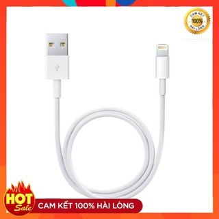 [Mã ELFLASH3 hoàn 10K xu đơn 20K] Dây Sạc Foxcom Chính Hãng 5 Lõi Chân Lightning, Cáp Sạc Iphone Dài 1 Mét