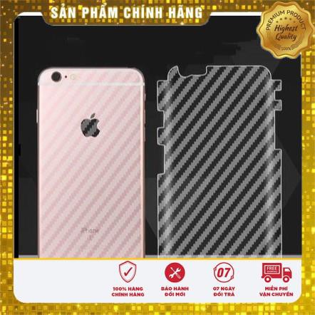 Miếng dán Carbon mặt lưng cho iPhone 6,6s,6p,6sp,7,7p,8,8p,X