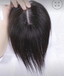 Miếng che hói đỉnh đầu - chất liệu tóc thật