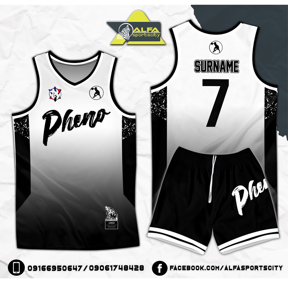 BỘ JERSEY PHENO - THIẾT KẾ ALFA NBA - BỘ JERSEY BÓNG GÓI ĐẦY ĐỦ - TRÊN + GIÀY