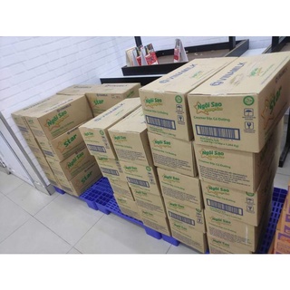 Thùng sữa đặc có đường ngôi sao phương nam hộp giấy xanh lá. Thùng 12 hộp×1284 g