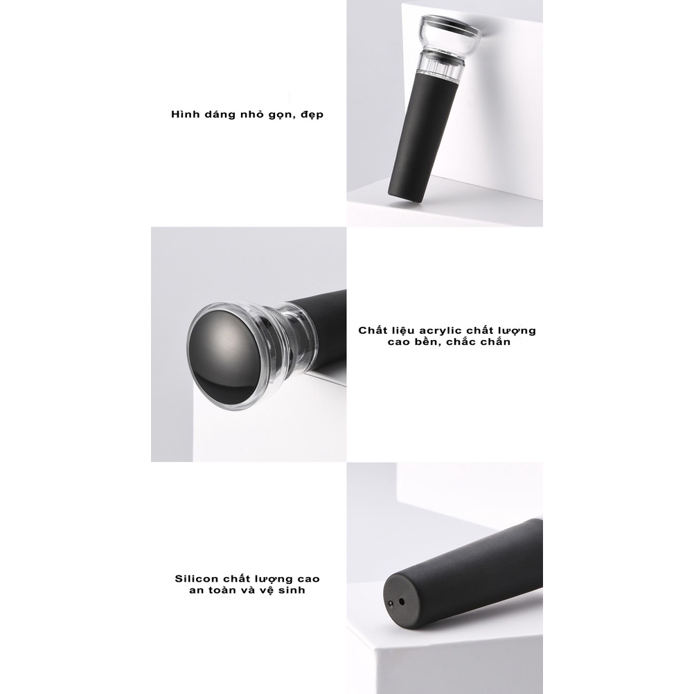 Bộ dụng cụ mở và bảo quản rượu vang Circle Joy CJ-TZ07 cao cấp chính hãng Xiaomi Youpin phân phối - Minh Tín Shop