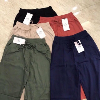 Quần culottes đũi