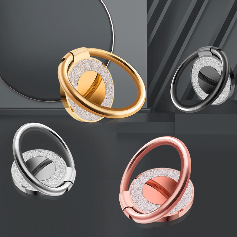 Giá Đỡ Điện Thoại Bằng Kim Loại Từ Tính Xoay 360 Độ Thông Dụng Cho for iphone &amp; Android