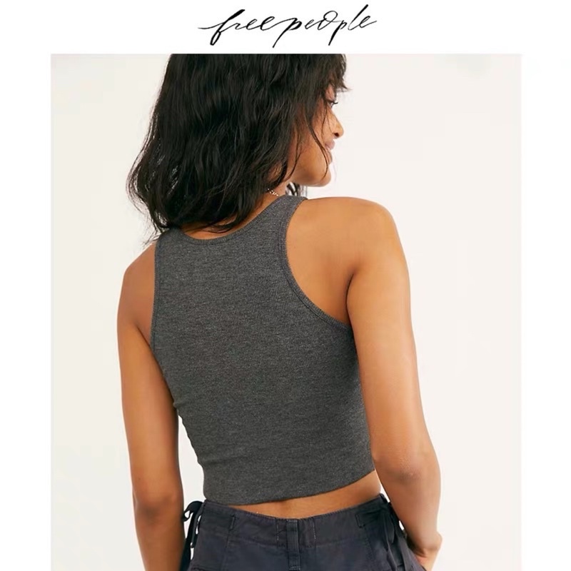 Áo Thun 3 Lỗ Nữ Tank Top Free People Thun Seamless Xuất Xịn, Chất Siêu Mềm & Thấm Hút Mồ Hôi Tốt